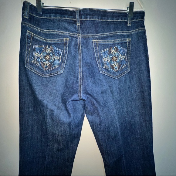 Baccini Womens blue jeans  size 12 - ‎ Boot Cut - Picture 2 of 16